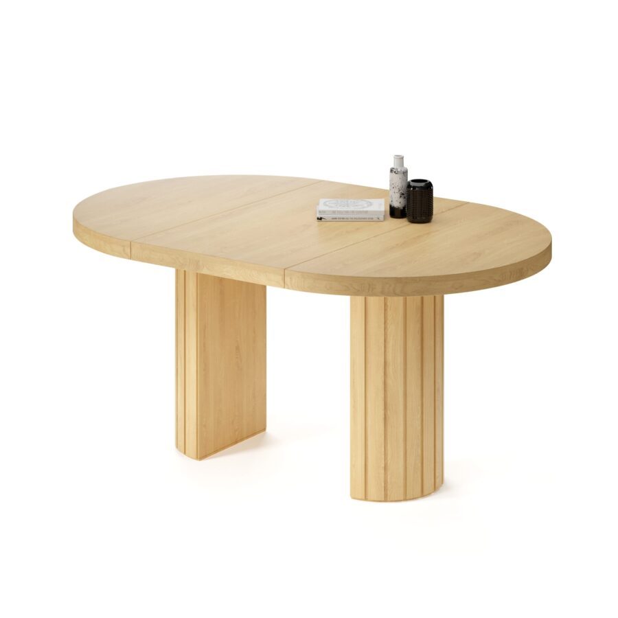 Tureis extendable table in knotless oak — photo 2