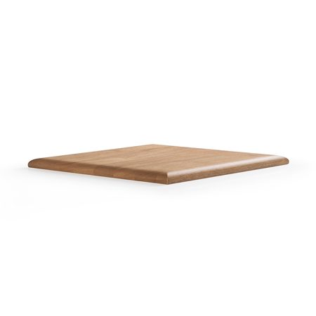 أسطح طاولات RUBBERWOOD مربعة بحافة مشطوفة — صورة 4