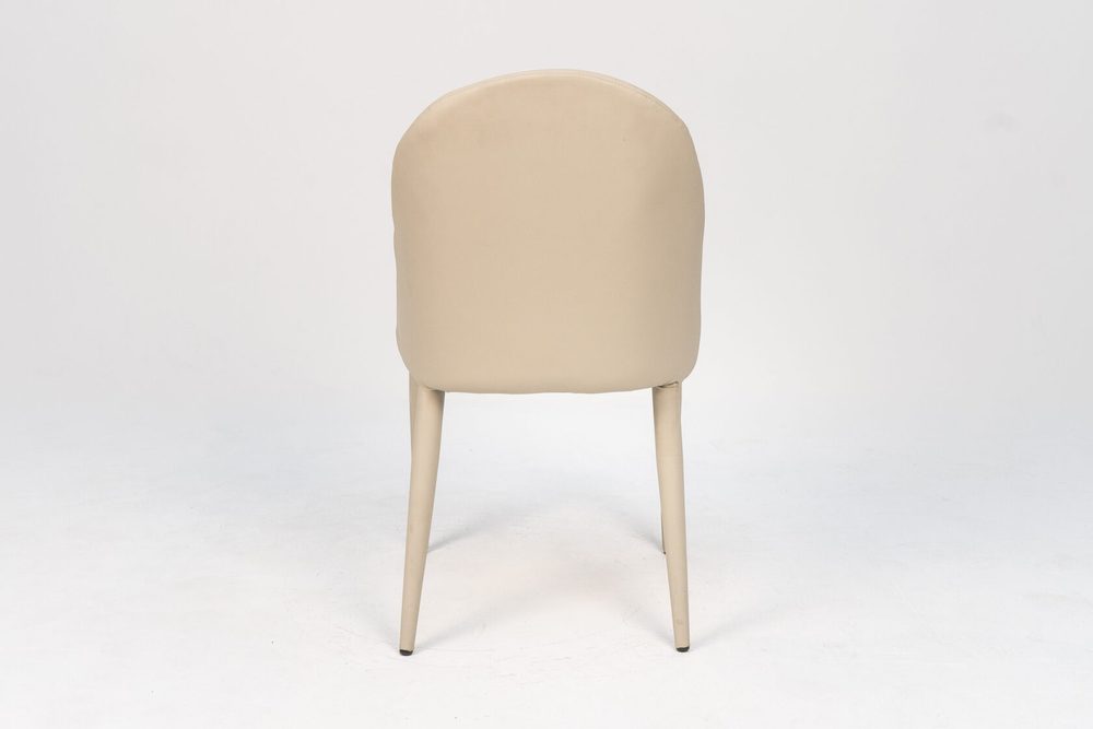 Chair with quilted back, ivory — photo 3