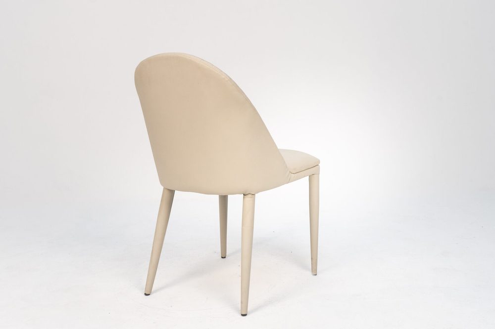 Chair with quilted back, ivory — photo 4