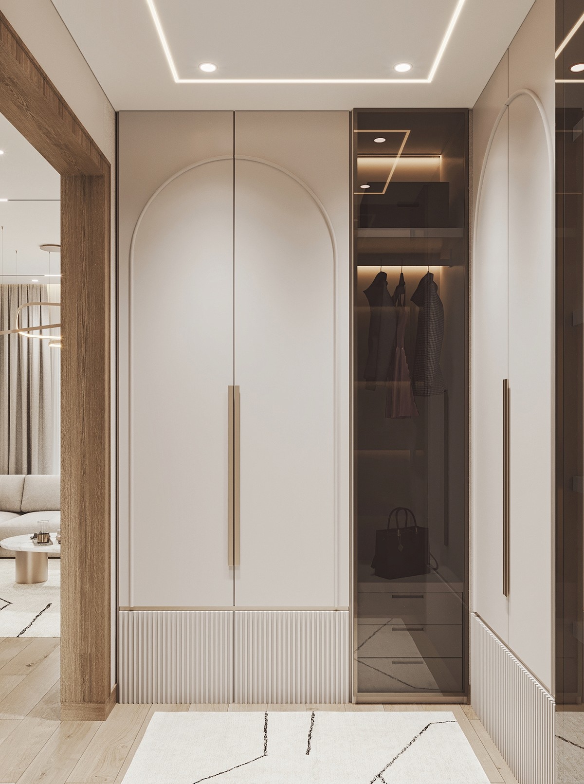 Odense Three-Door Wardrobe