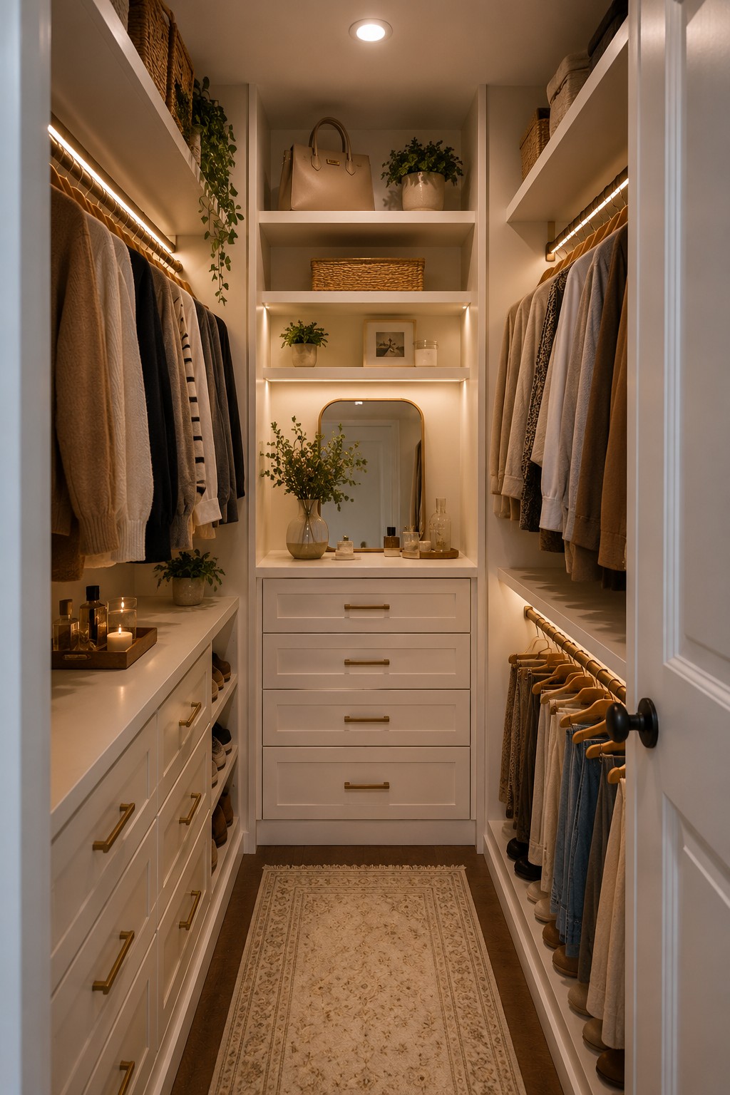Moena Corner Walk-in Wardrobe