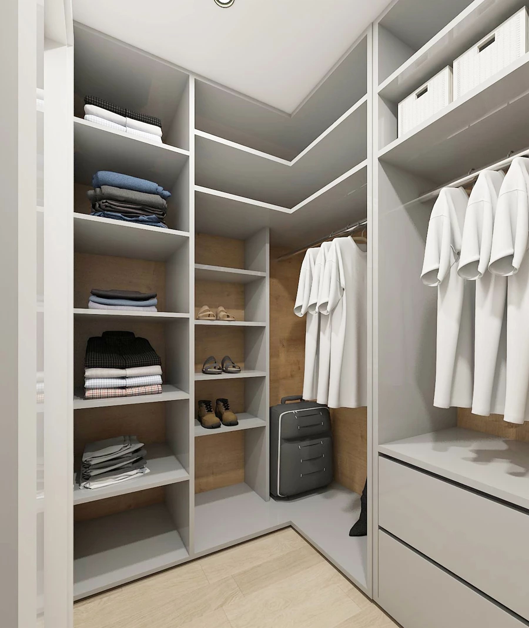 Montagnana corner wardrobe