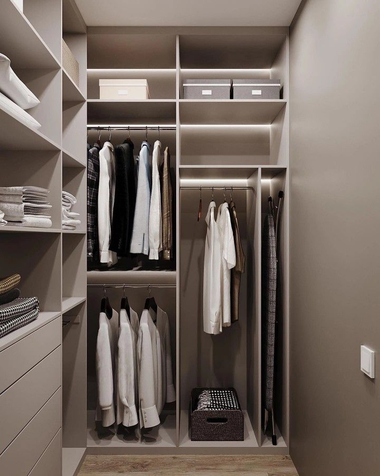 Noale corner wardrobe