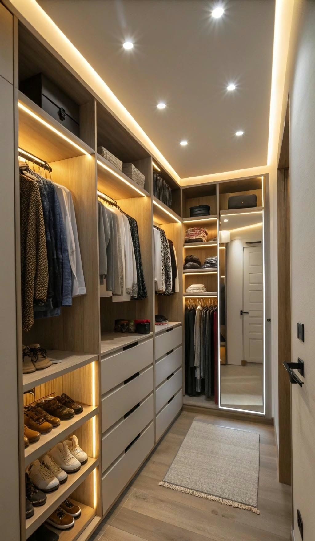 Ortisei Corner Walk-in Wardrobe