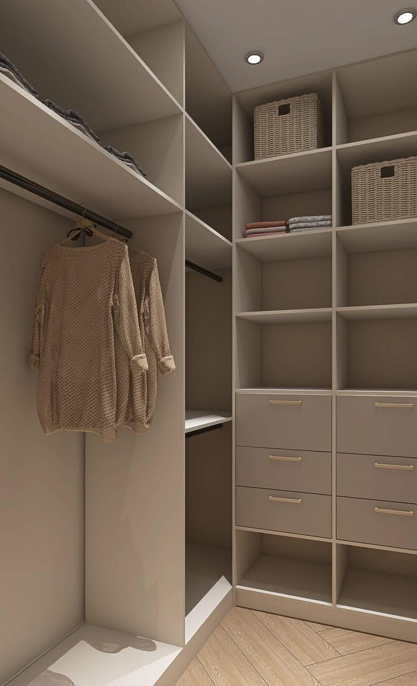 Pieve corner wardrobe