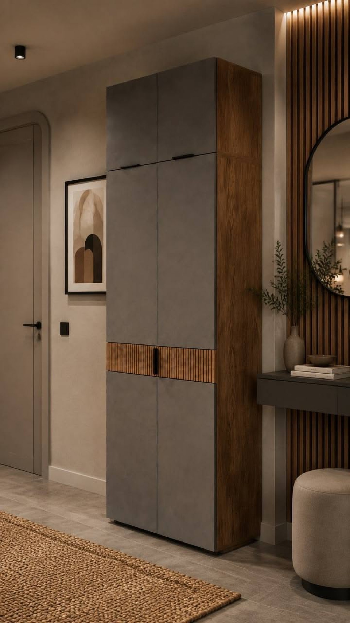 Terracina Narrow Wardrobe