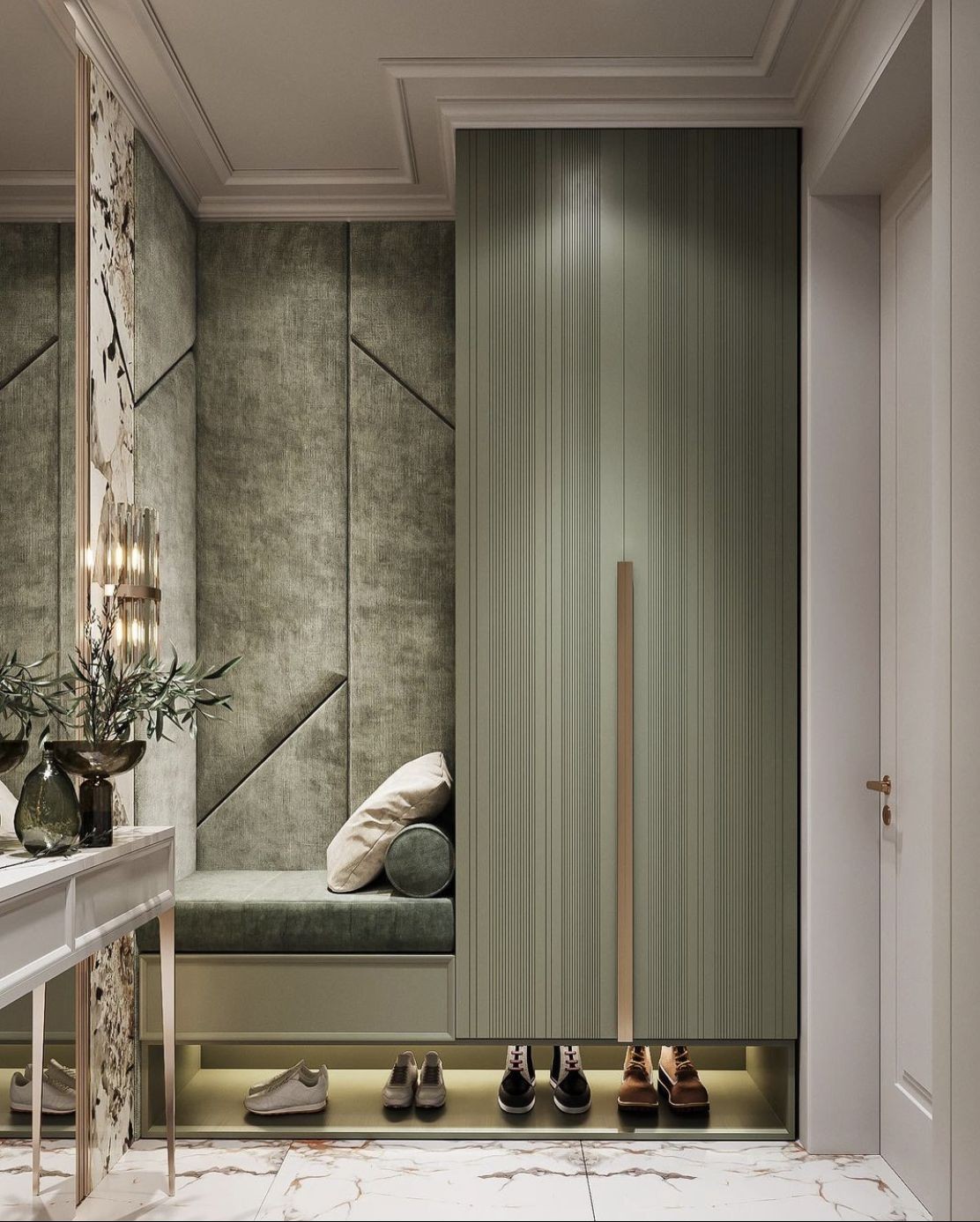 Kuldiga Narrow Hallway Cabinet