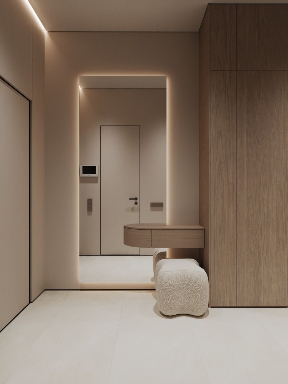 Liepaja Narrow Hallway Wardrobe