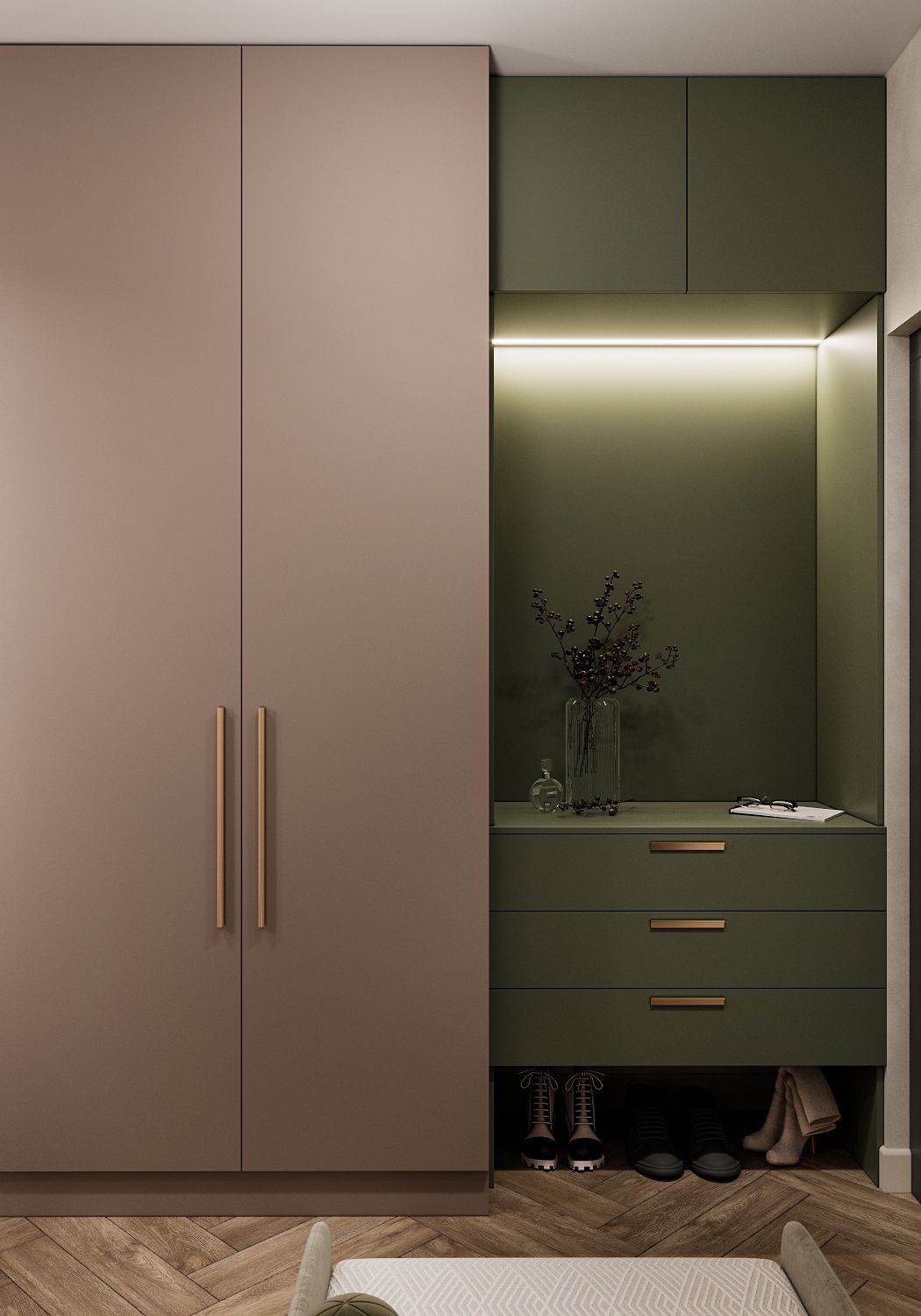 Tukums Narrow Hallway Wardrobe