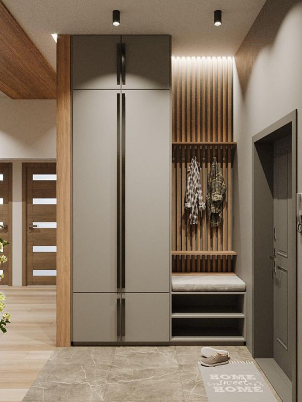 Ventspils Narrow Hallway Wardrobe